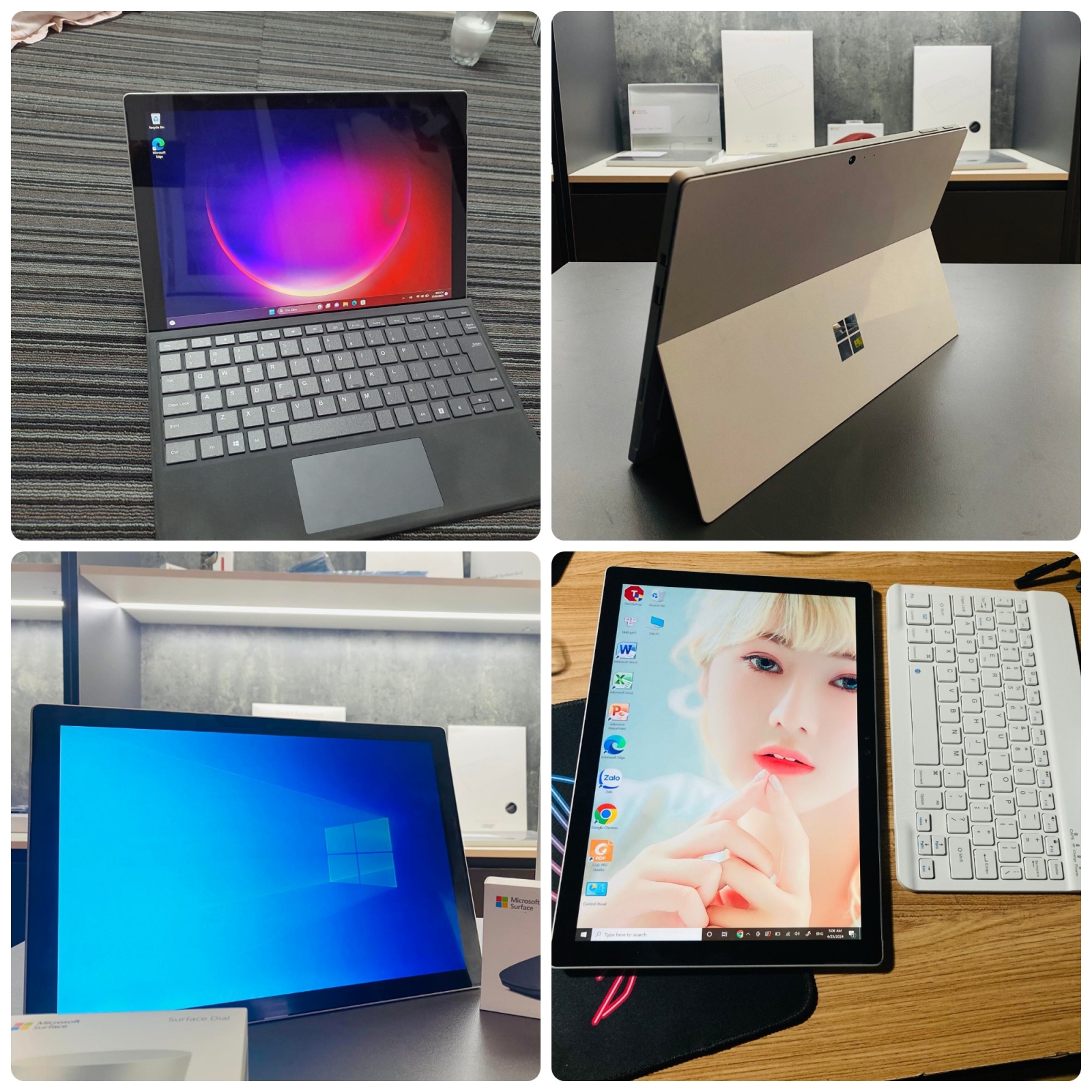 Laptop Surface Pro 5 Core i5, RAM 8GB, SSD 256GB - Giá RẺ