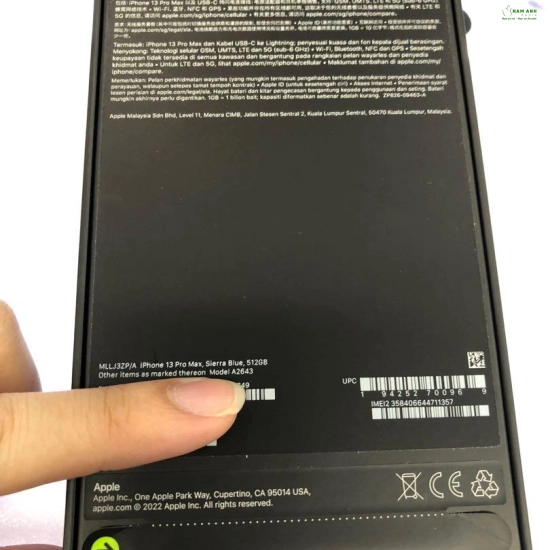 Seal Dán Niêm Phong Hộp iphone 13 pro max hàng chuẩn như zin