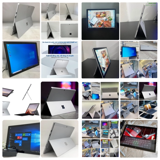 Laptop Surface Pro 6 Core i5, RAM 8GB, SSD 128GB - Giá rẻ