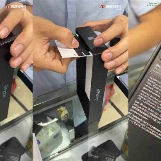 Seal Dán Niêm Phong Hộp iphone 13 pro max hàng chuẩn như zin