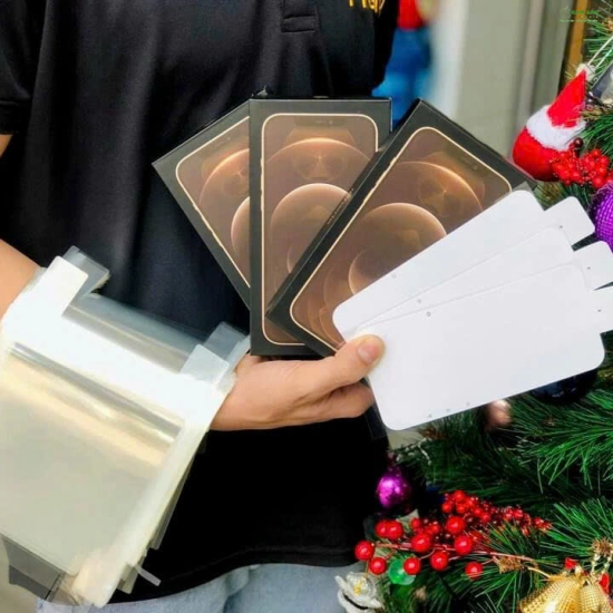 Seal dán hộp điện thoại iphone 12 pro Max có sẵn keo chuẩn kích thước Tiêu chuẩn