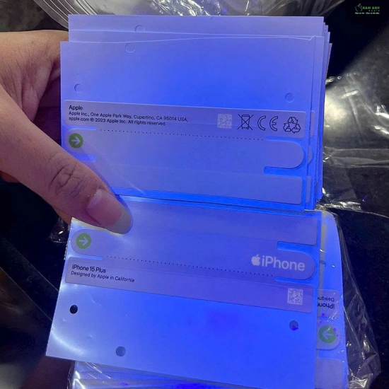 Seal Dán Niêm Phong Hộp iphone 16 pro max hàng chuẩn như zin
