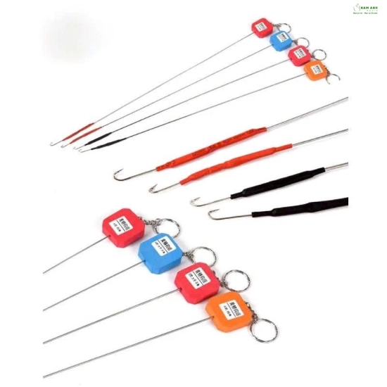 Gậy câu lươn inox chống rỉ sét,siêu đẹp bền , có nghạnh chống Sẩy